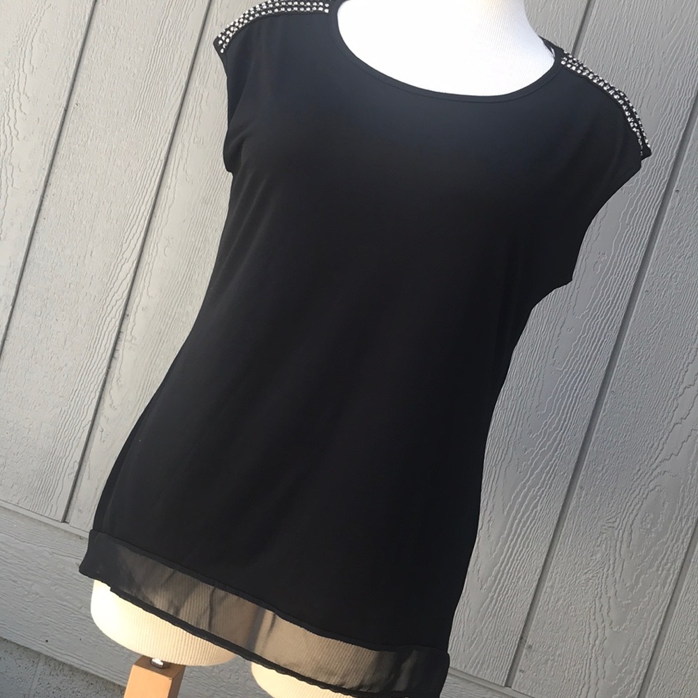 Dressy black top